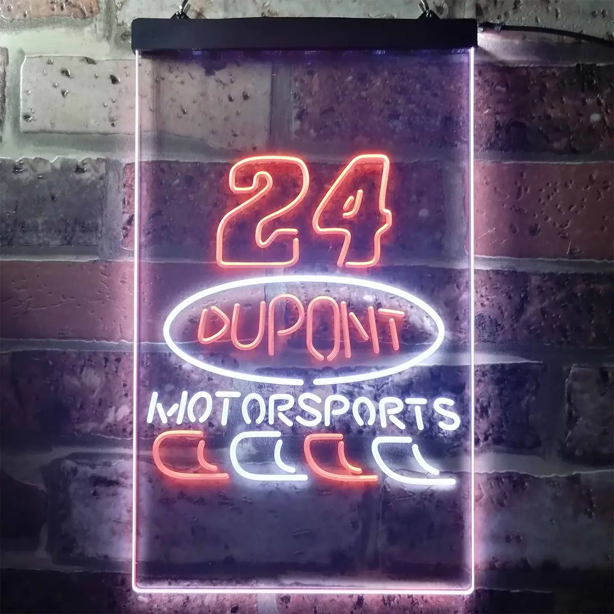 Motorsports #24 Dupont Garage Neon-Like Led Sign 1