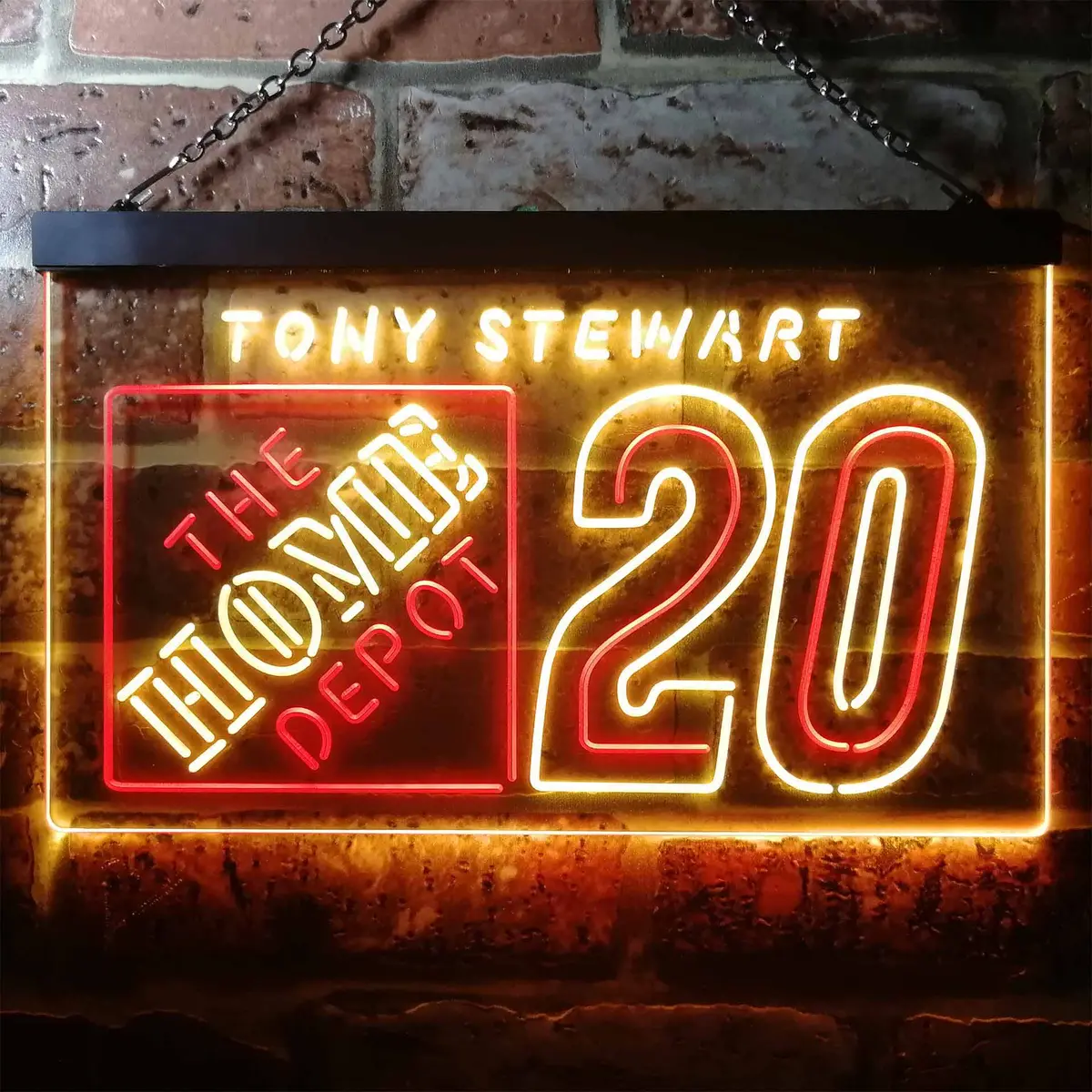 Tony Stewart #20 Racing Neon-Like Led Sign 1