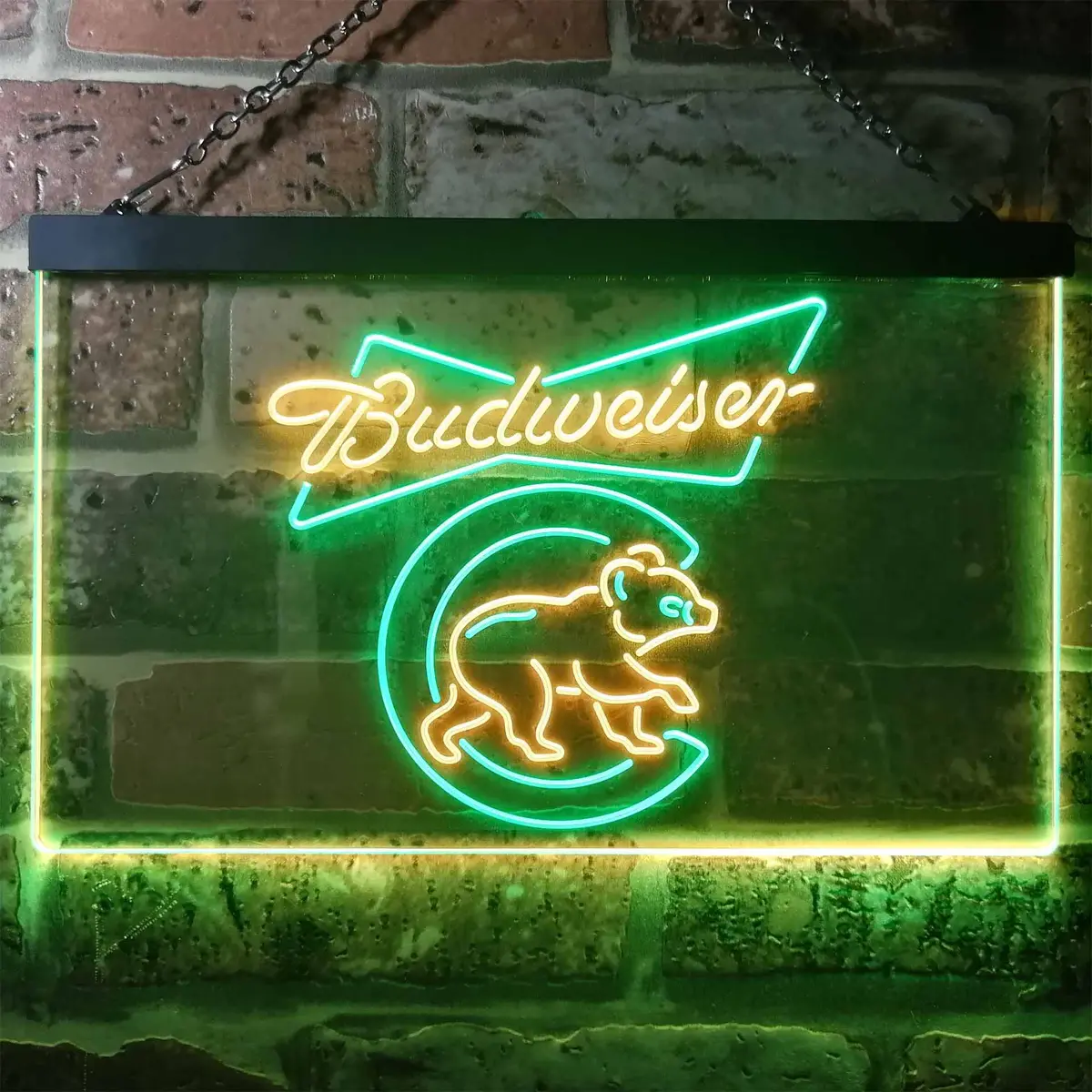 Chicago Bears Budweiser Neon-Like Led Sign 1