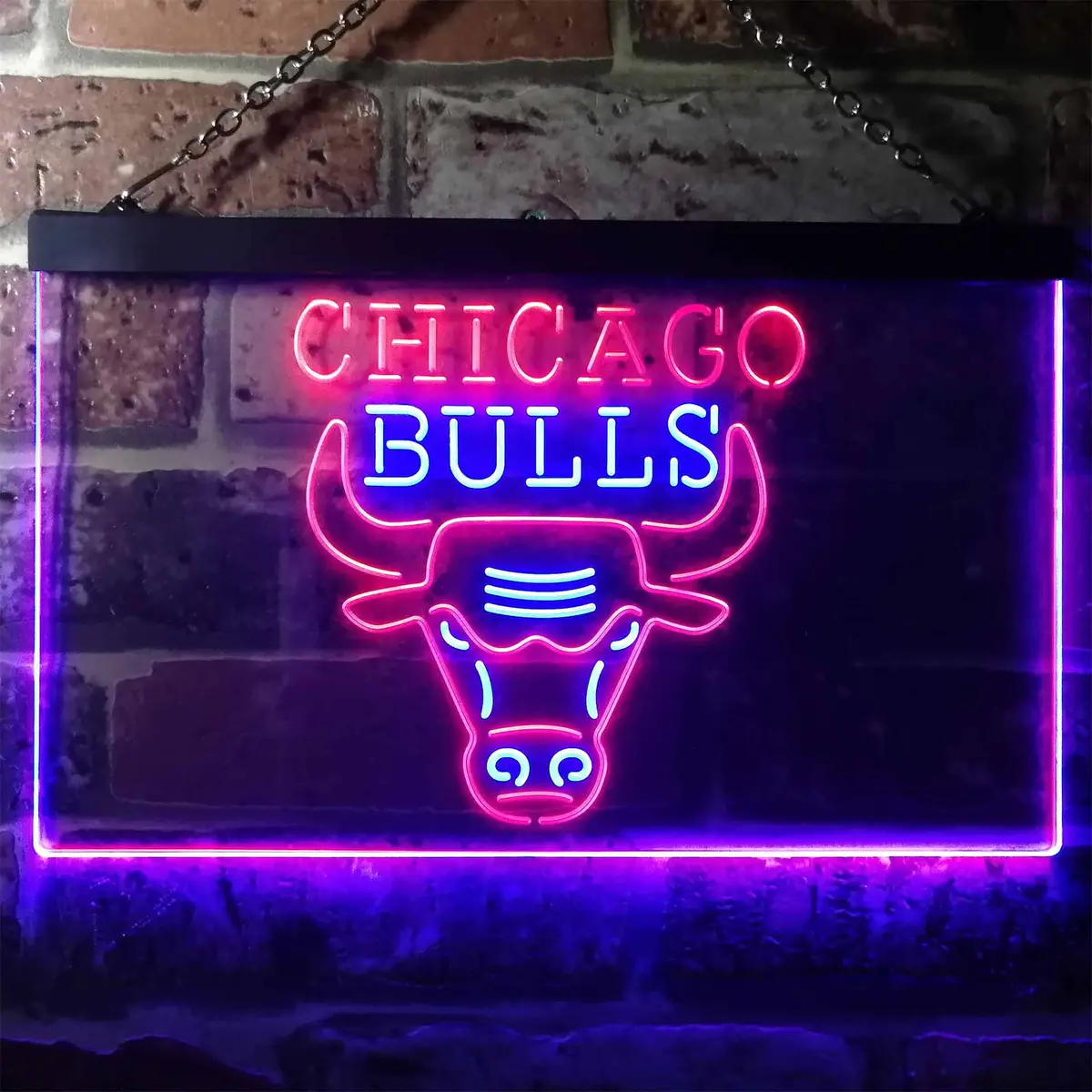 Chicago Bulls Logo Neon-Like Led Sign 3