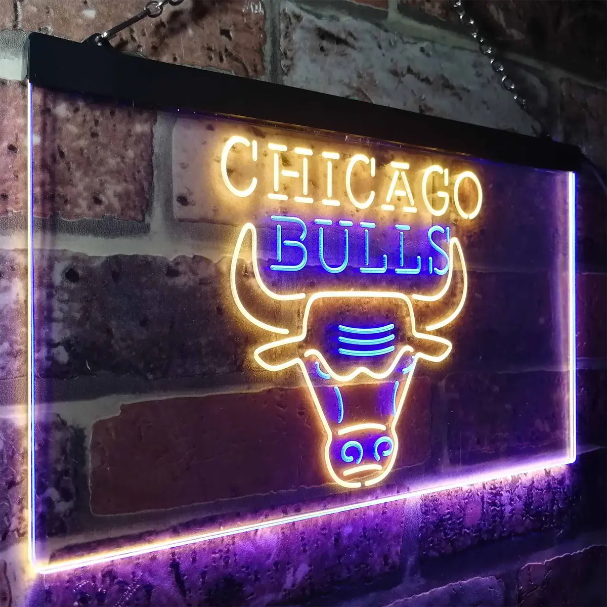 Chicago Bulls Logo Neon-Like Led Sign 14