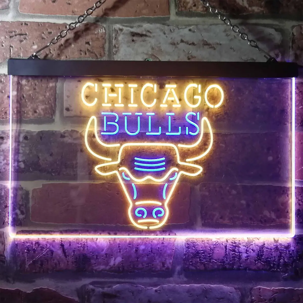 Chicago Bulls Logo Neon-Like Led Sign 4