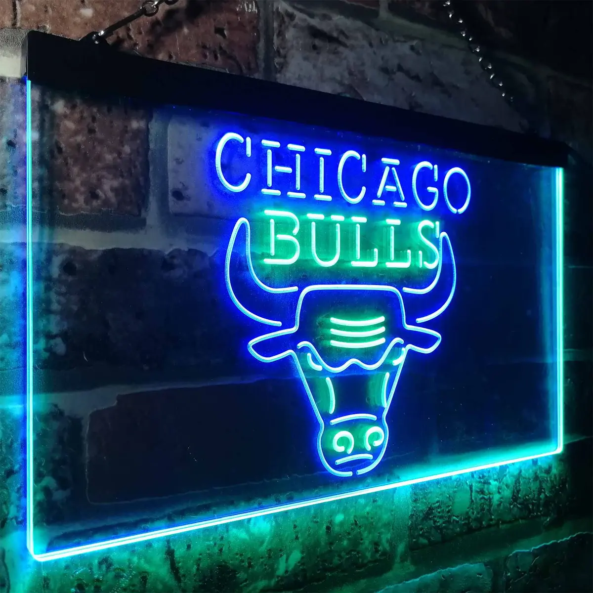 Chicago Bulls Logo Neon-Like Led Sign 21
