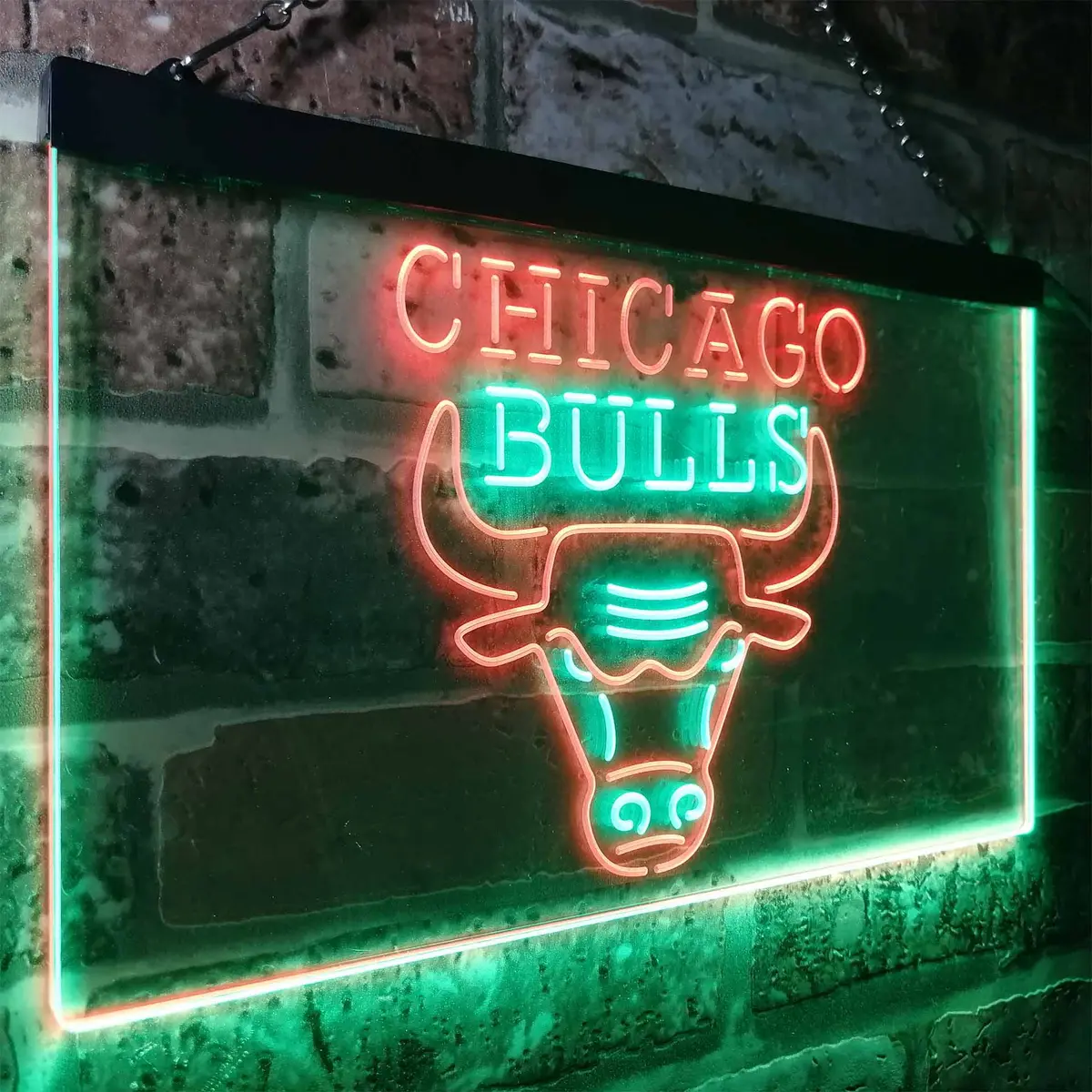 Chicago Bulls Logo Neon-Like Led Sign 12