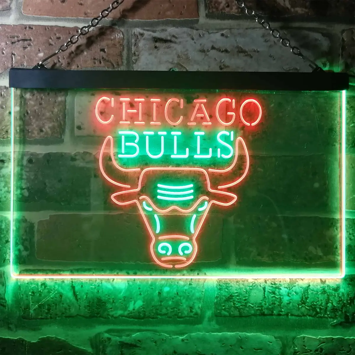 Chicago Bulls Logo Neon-Like Led Sign 2