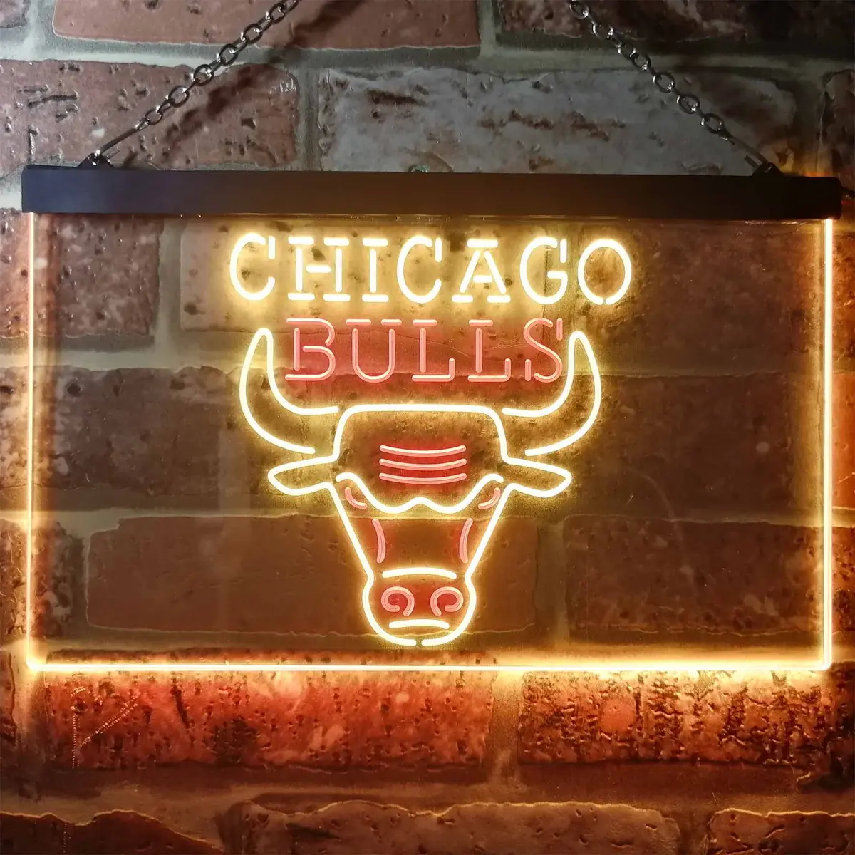 Chicago Bulls Logo Neon-Like Led Sign 6