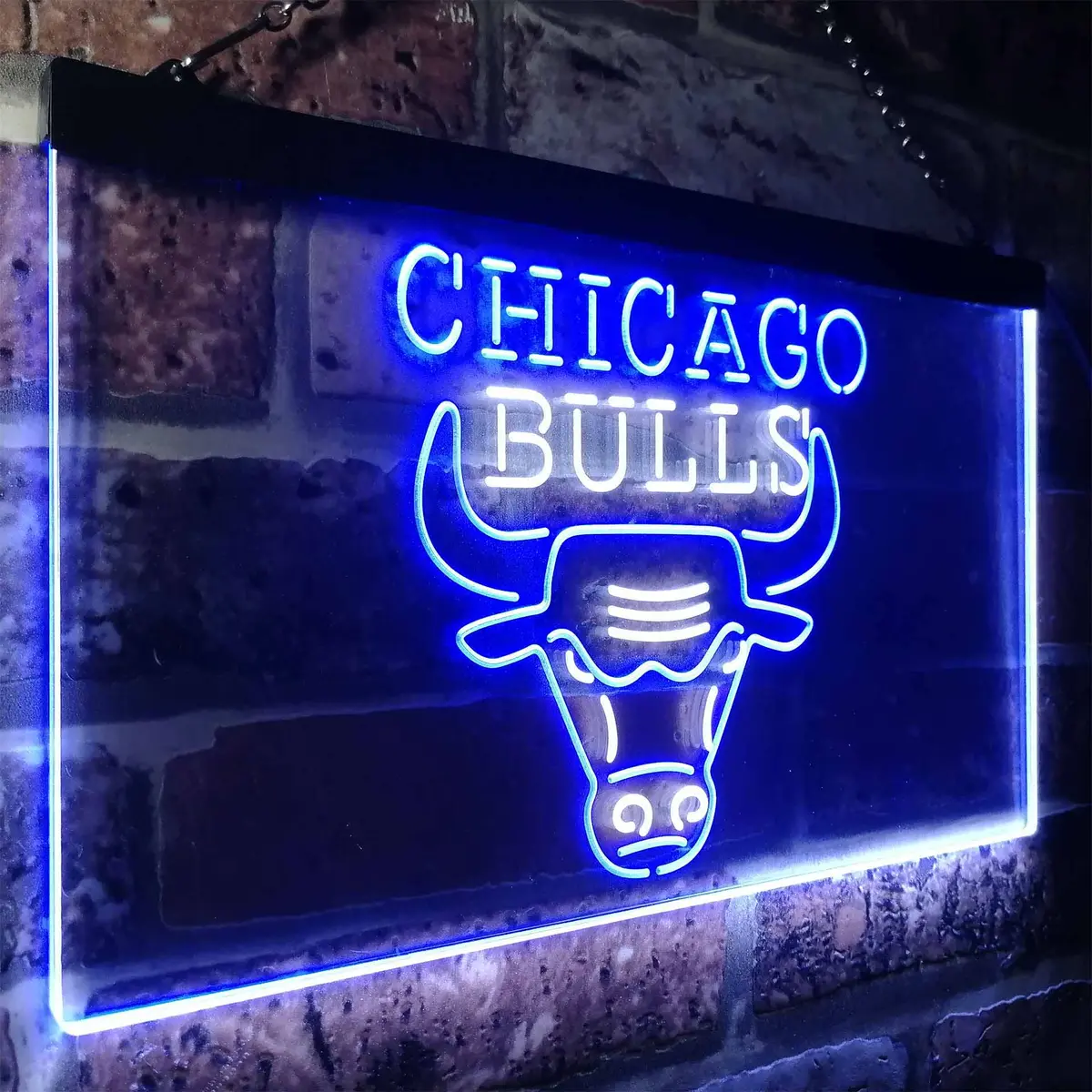 Chicago Bulls Logo Neon-Like Led Sign 19