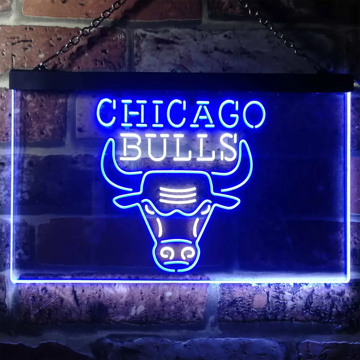 Chicago Bulls Logo Neon-Like Led Sign 7
