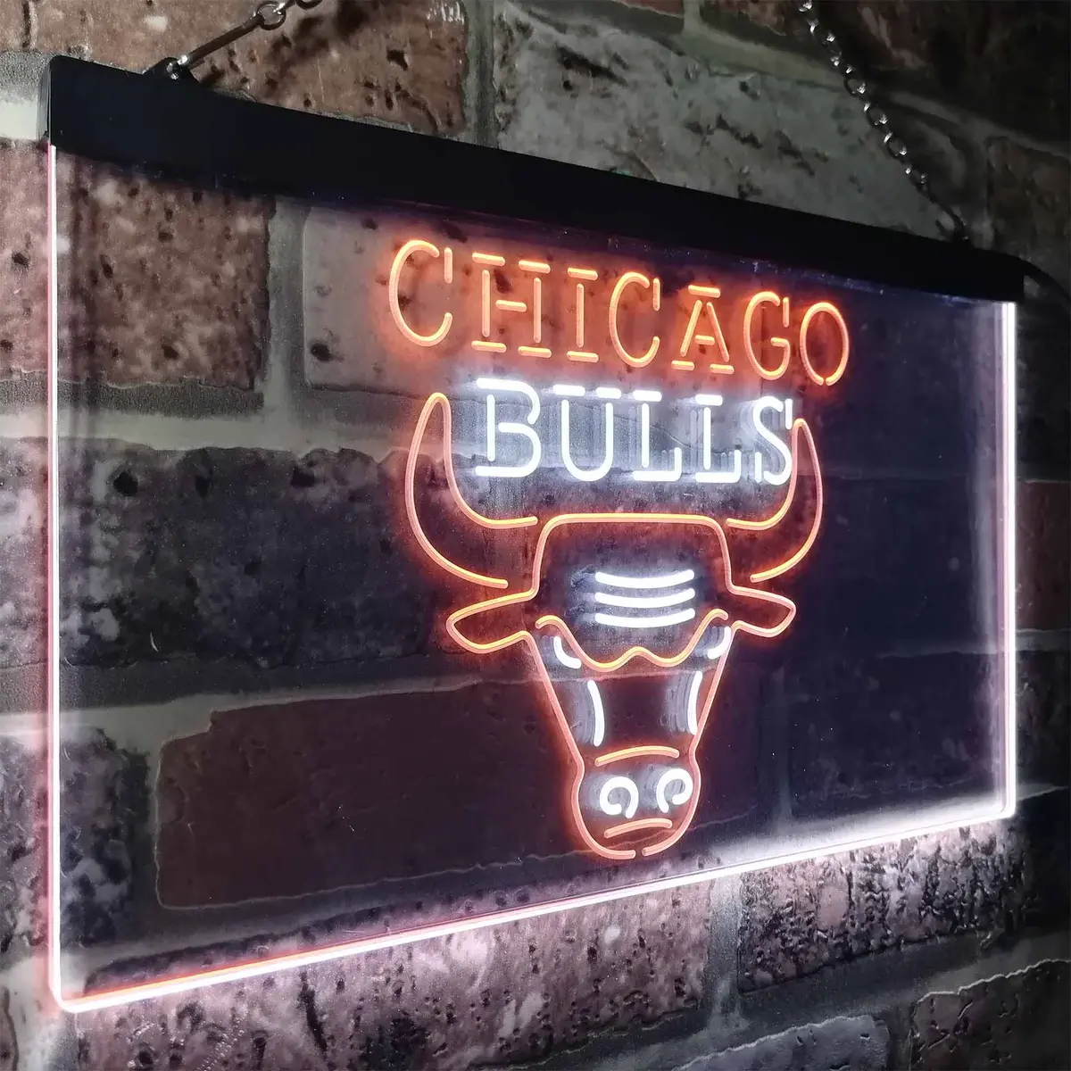 Chicago Bulls Logo Neon-Like Led Sign 22
