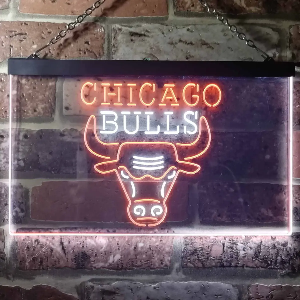 Chicago Bulls Logo Neon-Like Led Sign 8