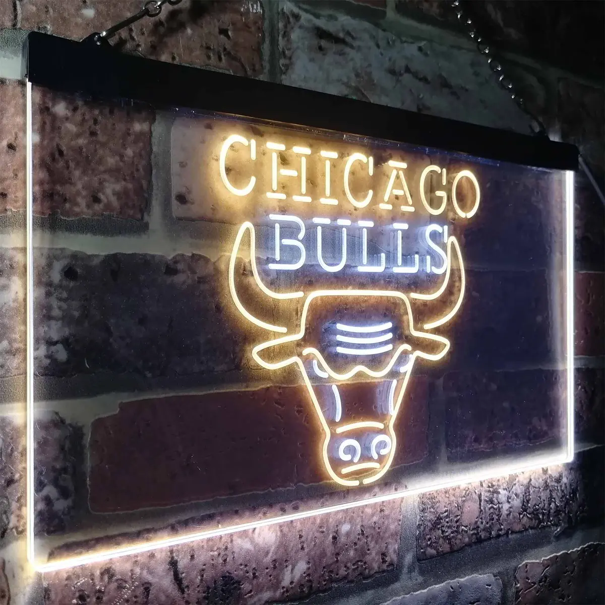 Chicago Bulls Logo Neon-Like Led Sign 15