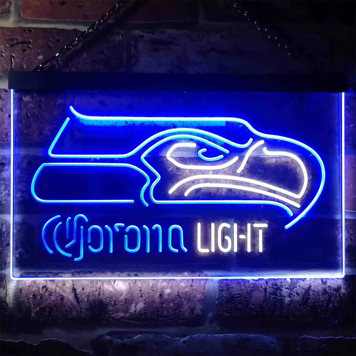 Seattle Seahawks Corona Light Neon-Like Led Sign 1
