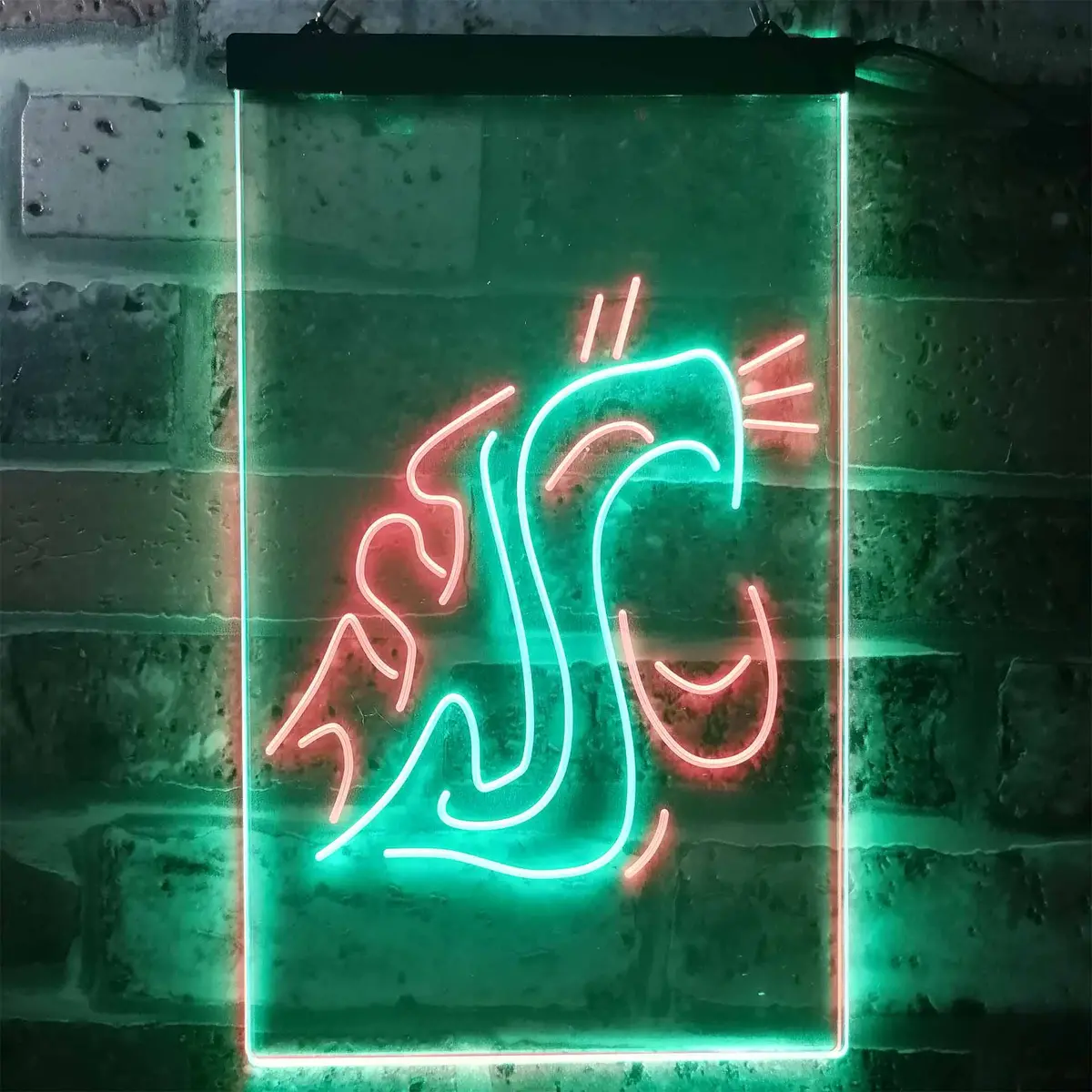 Washington State Cougars Neon-Like Led Sign 1