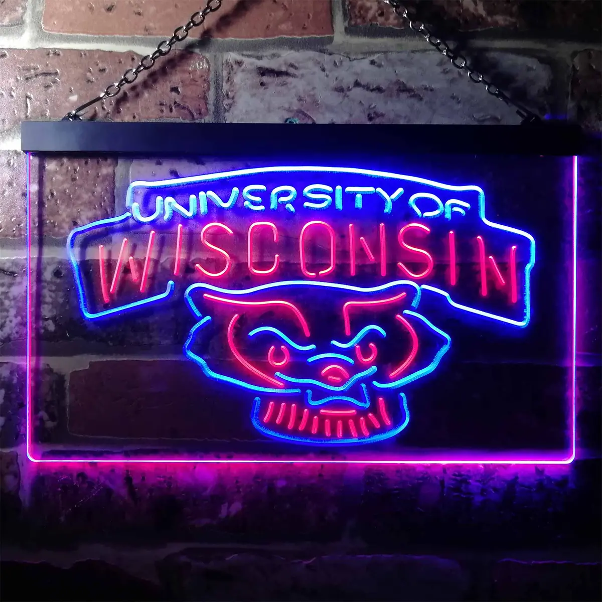 Wisconsin Badgers Led Neon Sign 1