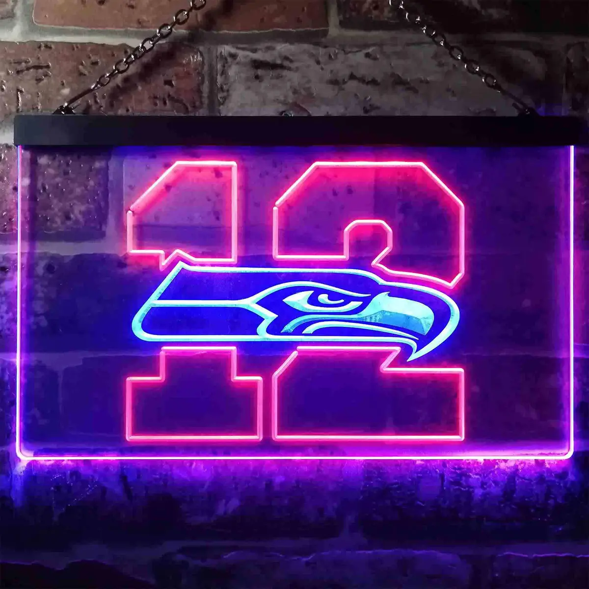 Seattle Seahawks 12Th Man Cave Led Neon Sign 2