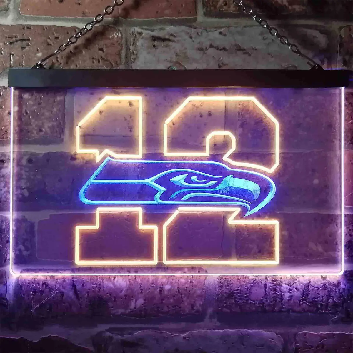 Seattle Seahawks 12Th Man Cave Led Neon Sign 11