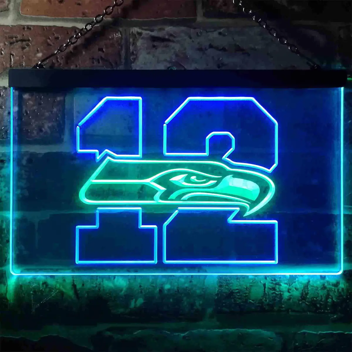 Seattle Seahawks 12Th Man Cave Led Neon Sign 13