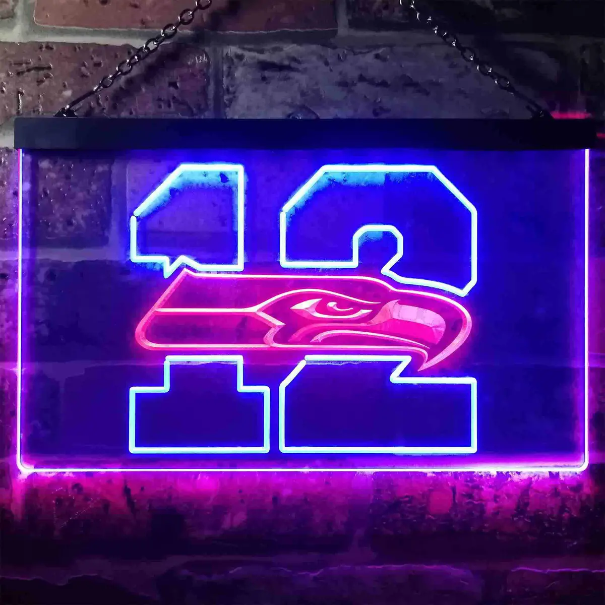 Seattle Seahawks 12Th Man Cave Led Neon Sign 8
