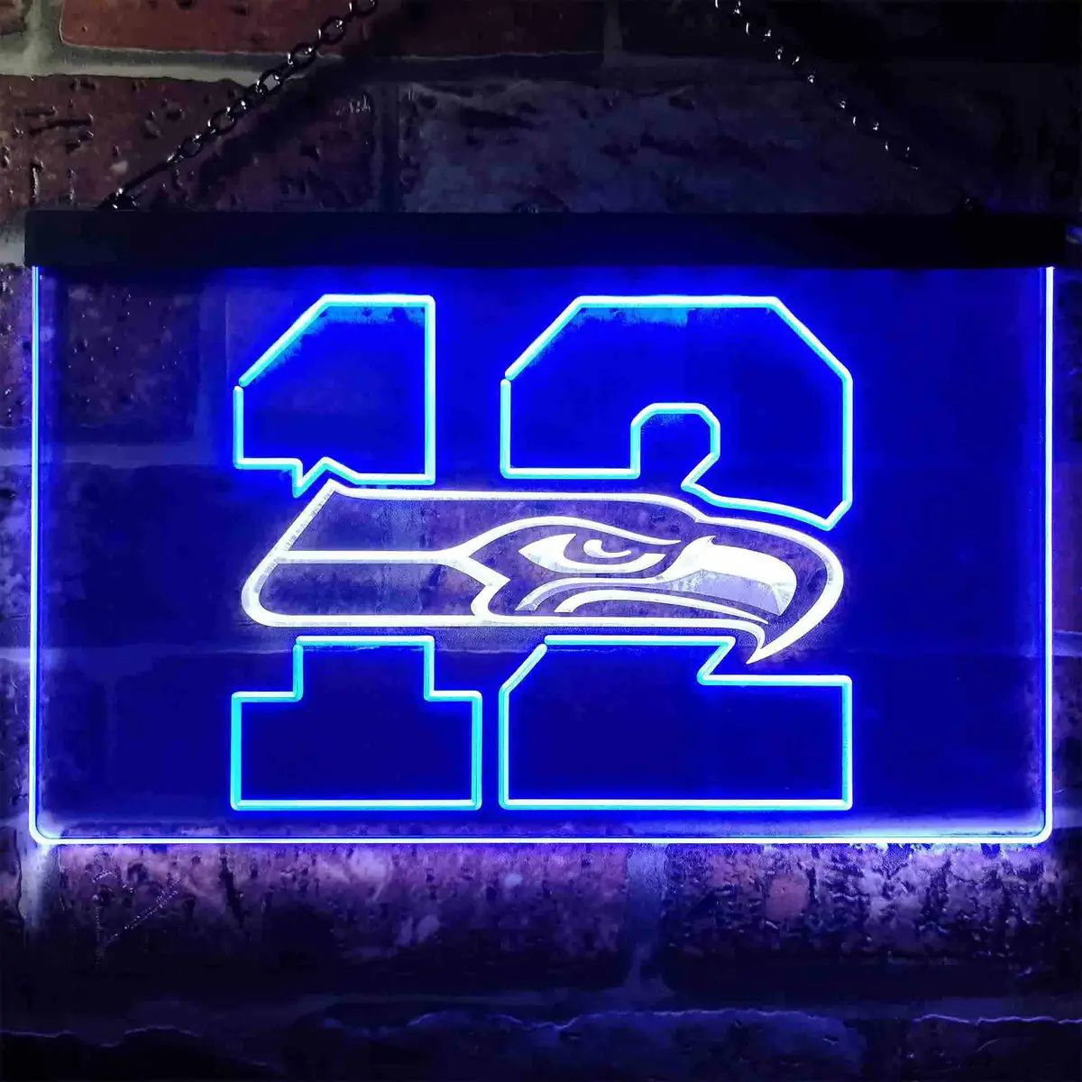 Seattle Seahawks 12Th Man Cave Led Neon Sign 2