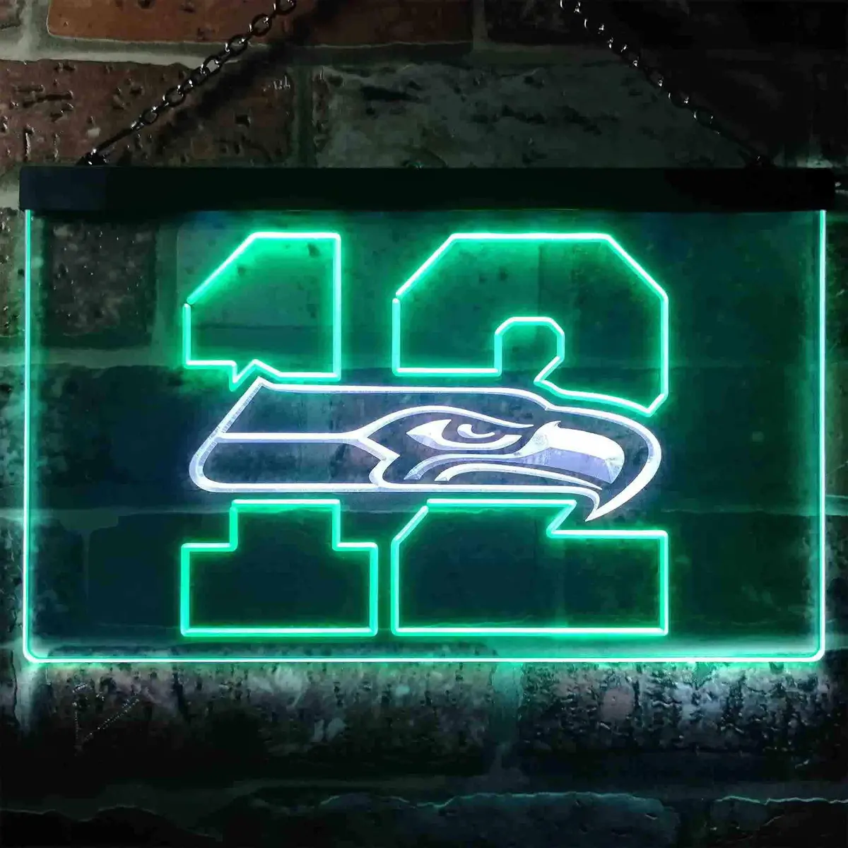 Seattle Seahawks 12Th Man Cave Led Neon Sign 3