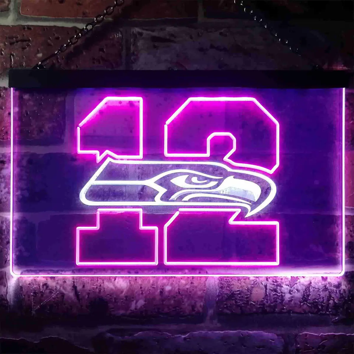 Seattle Seahawks 12Th Man Cave Led Neon Sign 6