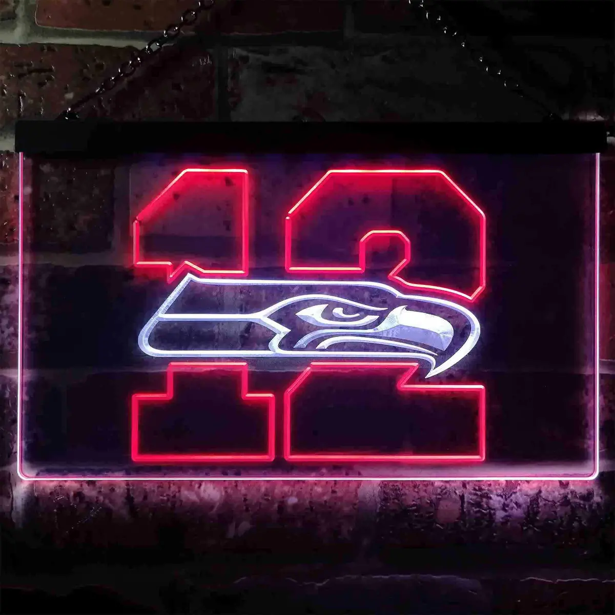 Seattle Seahawks 12Th Man Cave Led Neon Sign 10
