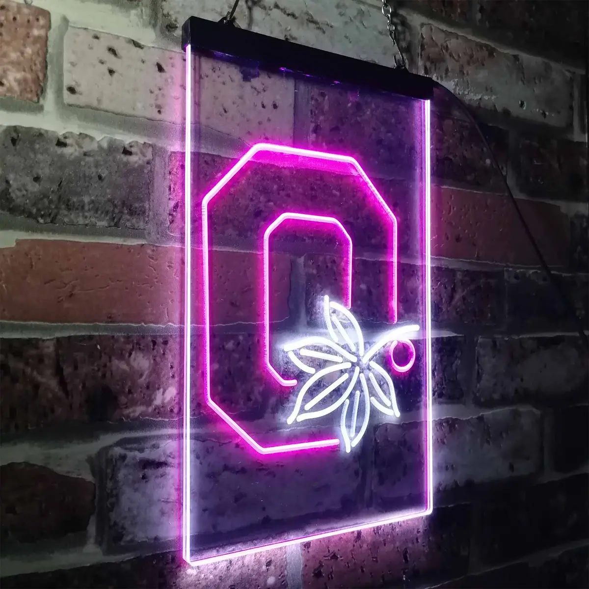 Ohio State Buckeyes Leaf Neon-Like Led Sign 15