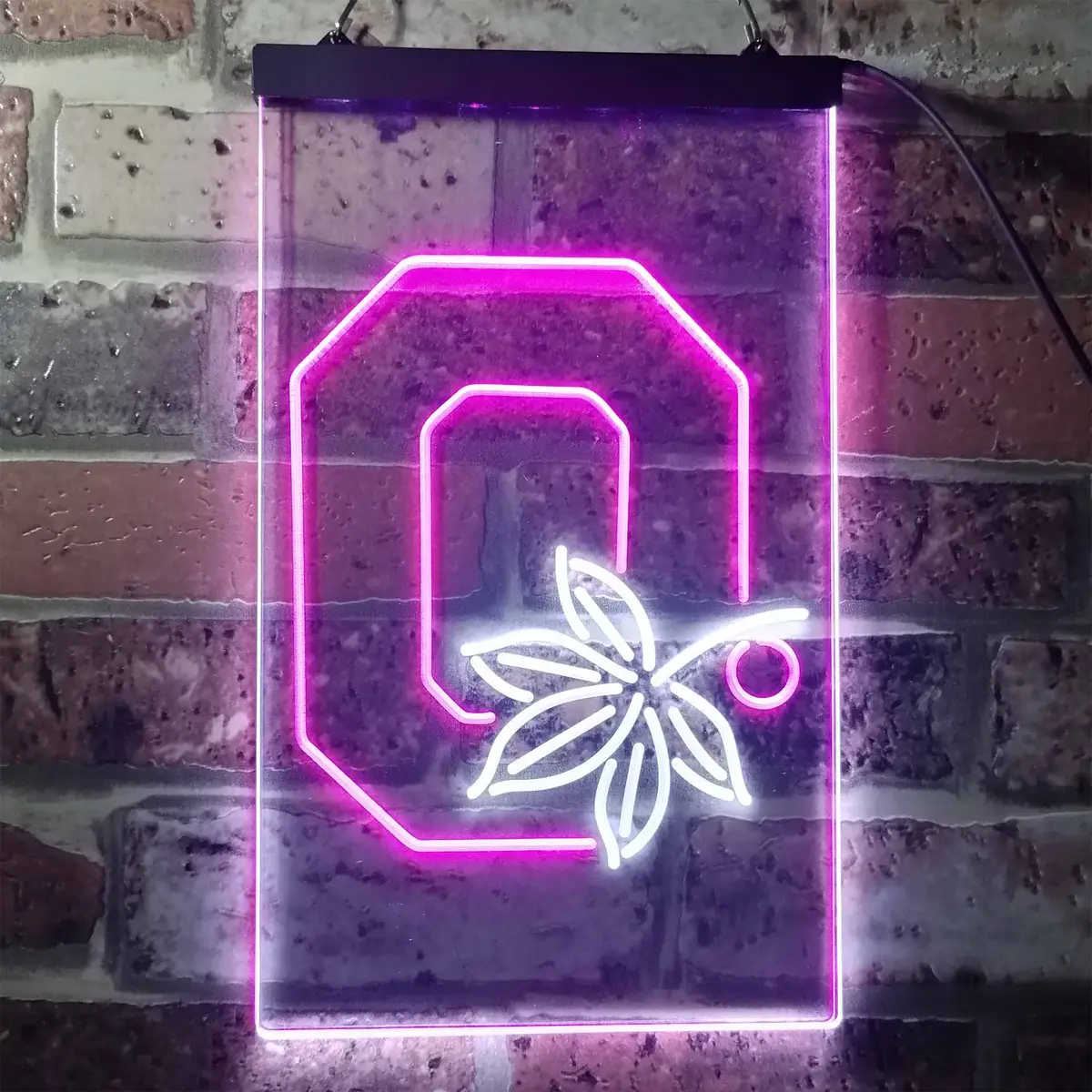 Ohio State Buckeyes Leaf Neon-Like Led Sign 3