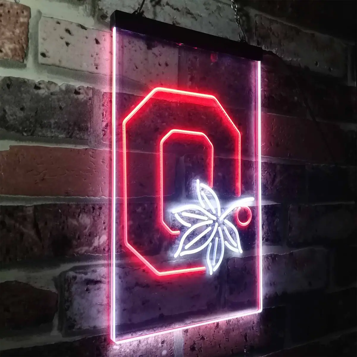 Ohio State Buckeyes Leaf Neon-Like Led Sign 20