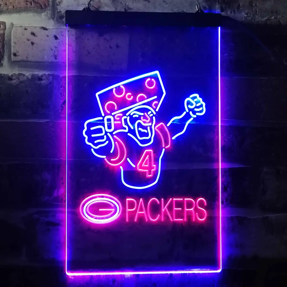 Green Bay Packer #4 Brett Favre Led Neon Sign 8