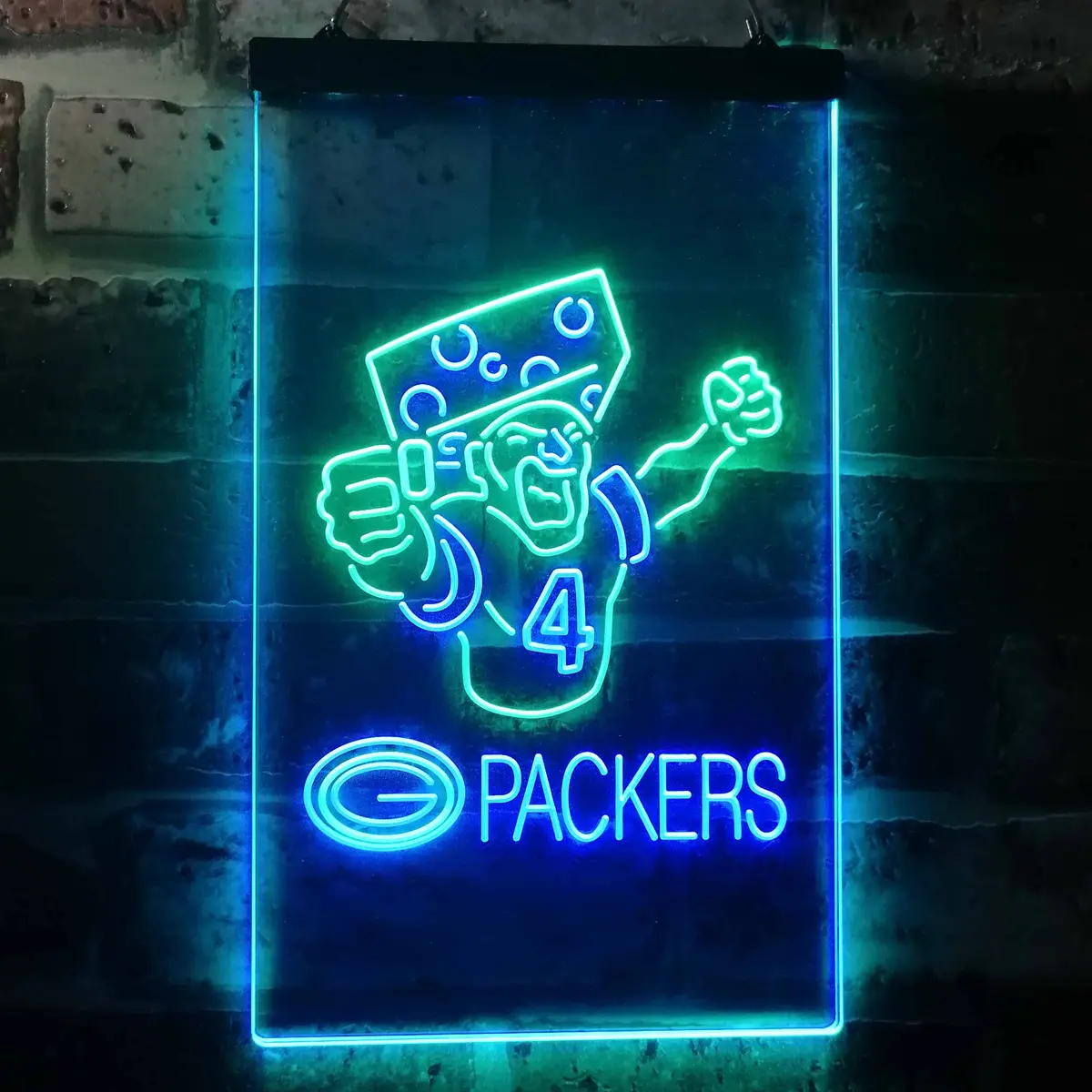 Green Bay Packer #4 Brett Favre Led Neon Sign 11