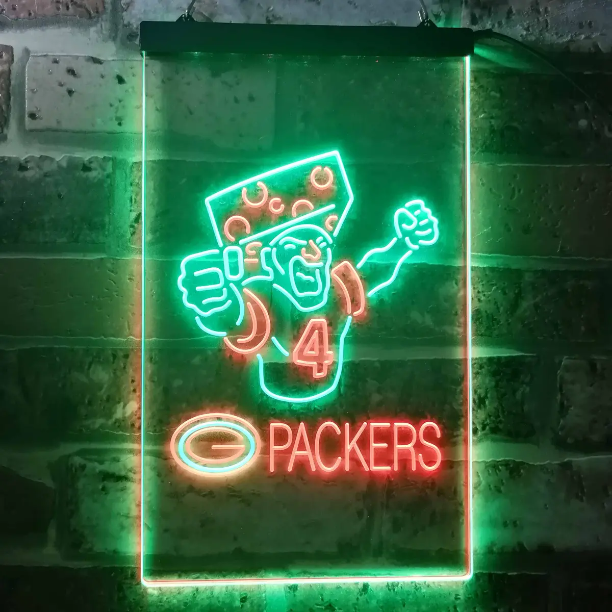Green Bay Packer #4 Brett Favre Led Neon Sign 9