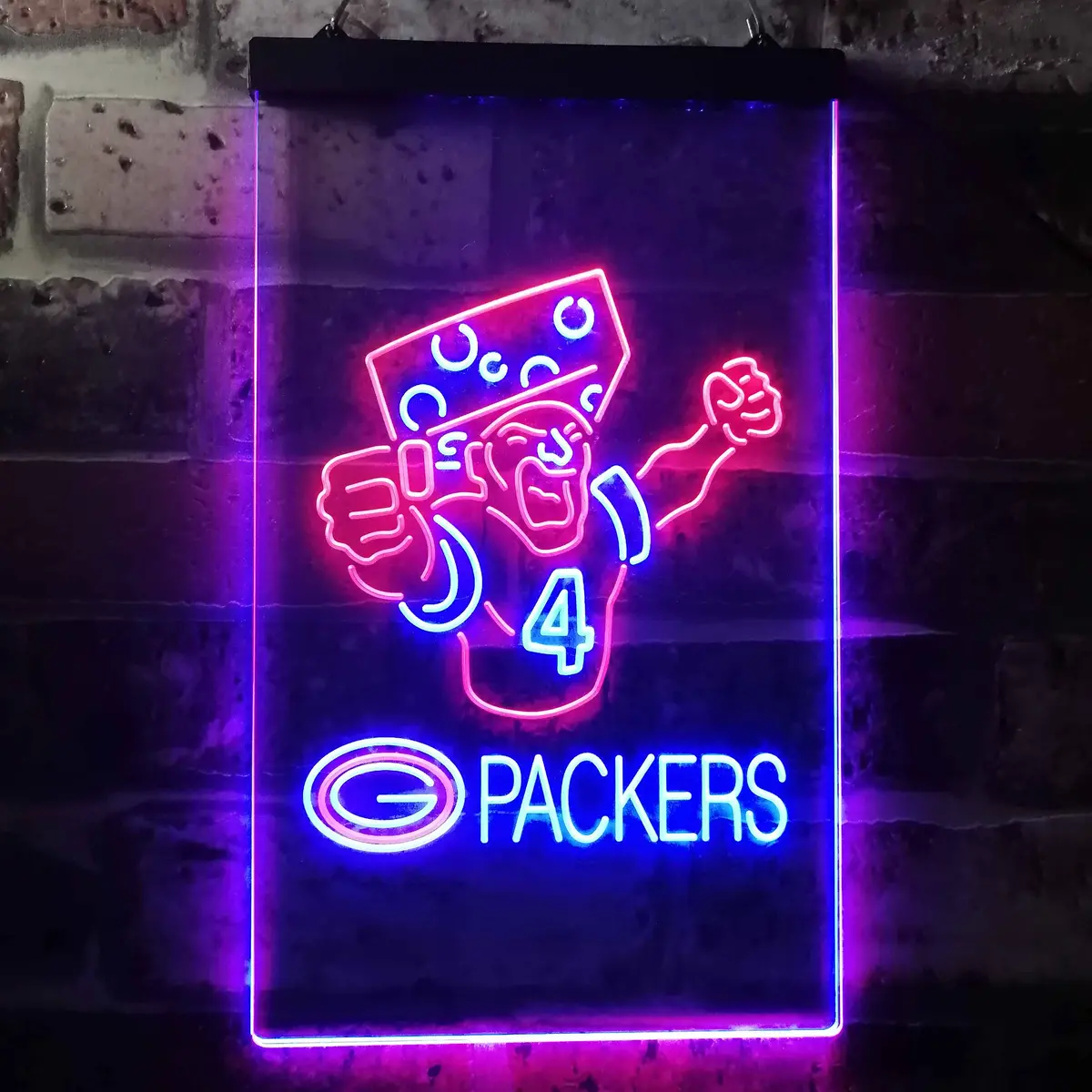 Green Bay Packer #4 Brett Favre Led Neon Sign 5