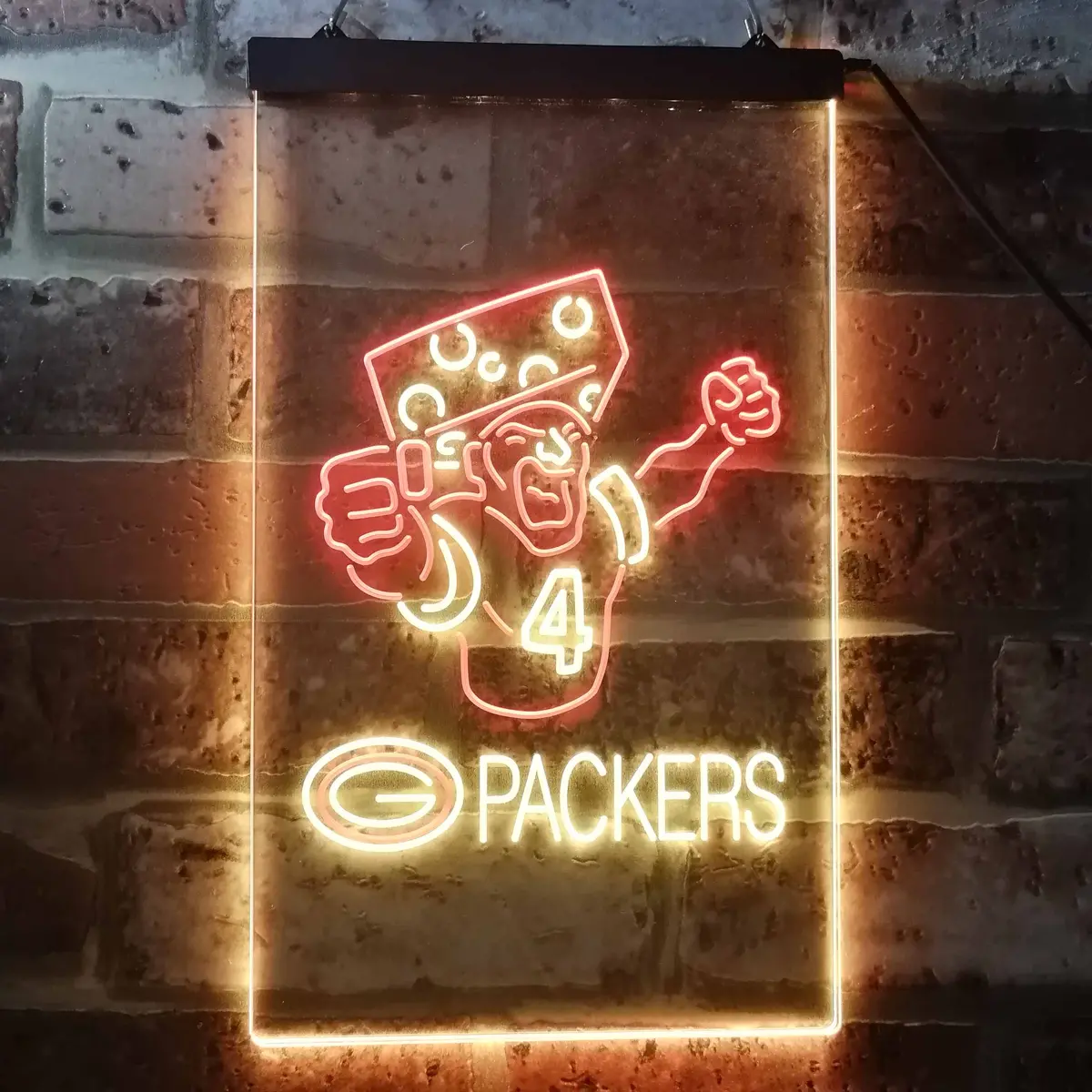 Green Bay Packer #4 Brett Favre Led Neon Sign 7