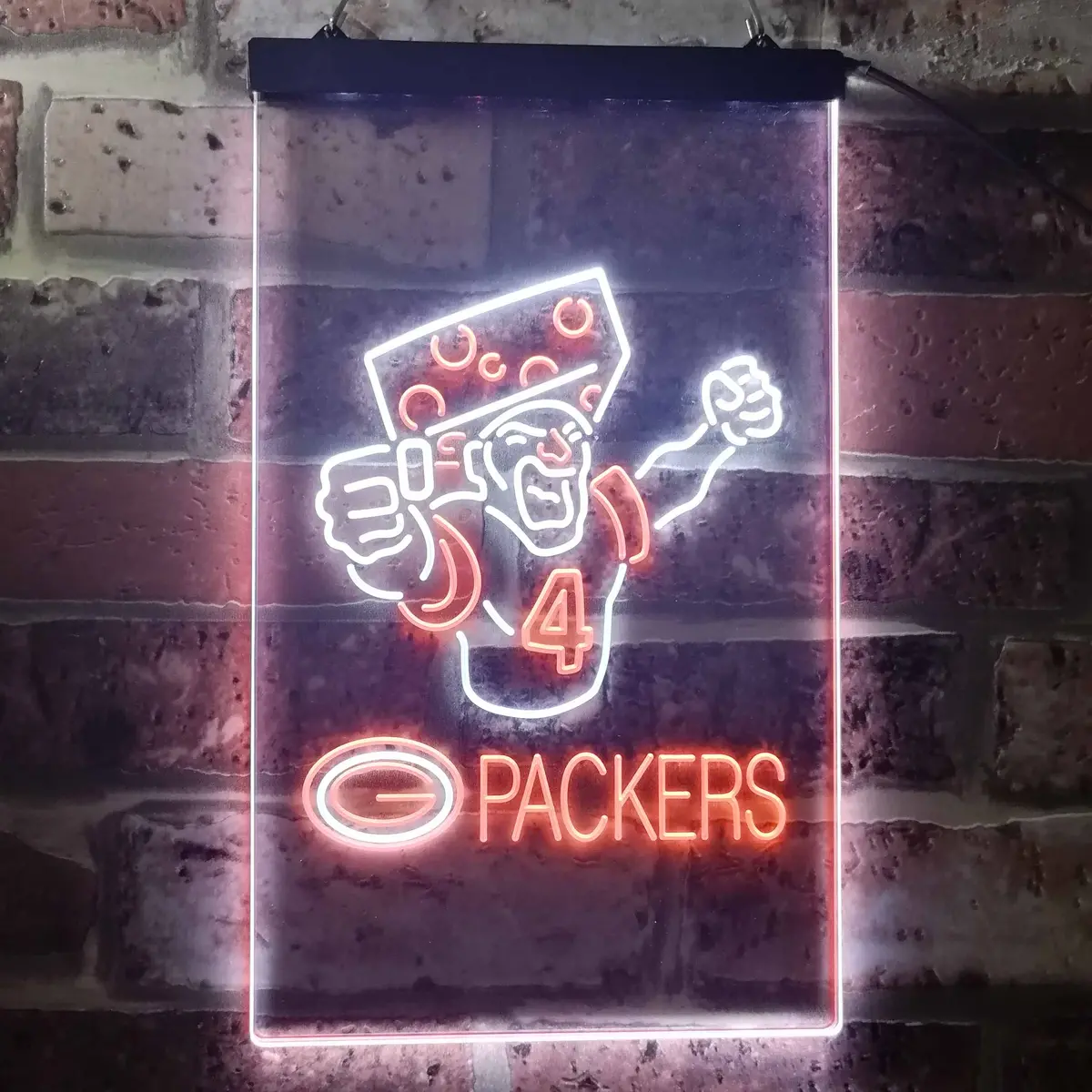 Green Bay Packer #4 Brett Favre Led Neon Sign 6
