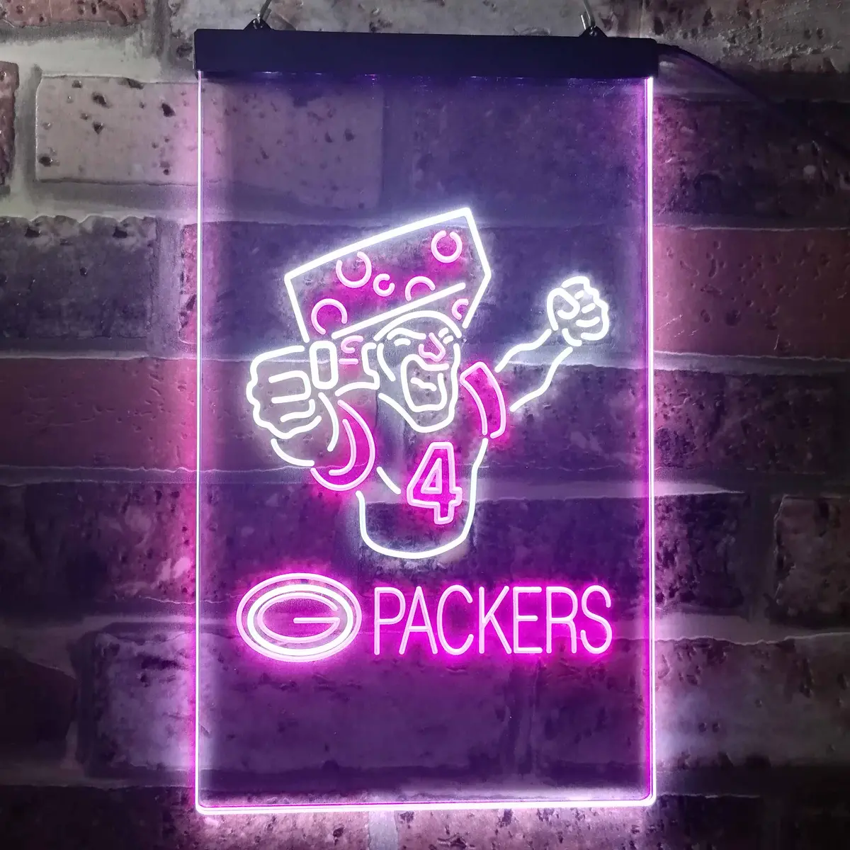 Green Bay Packer #4 Brett Favre Led Neon Sign 4