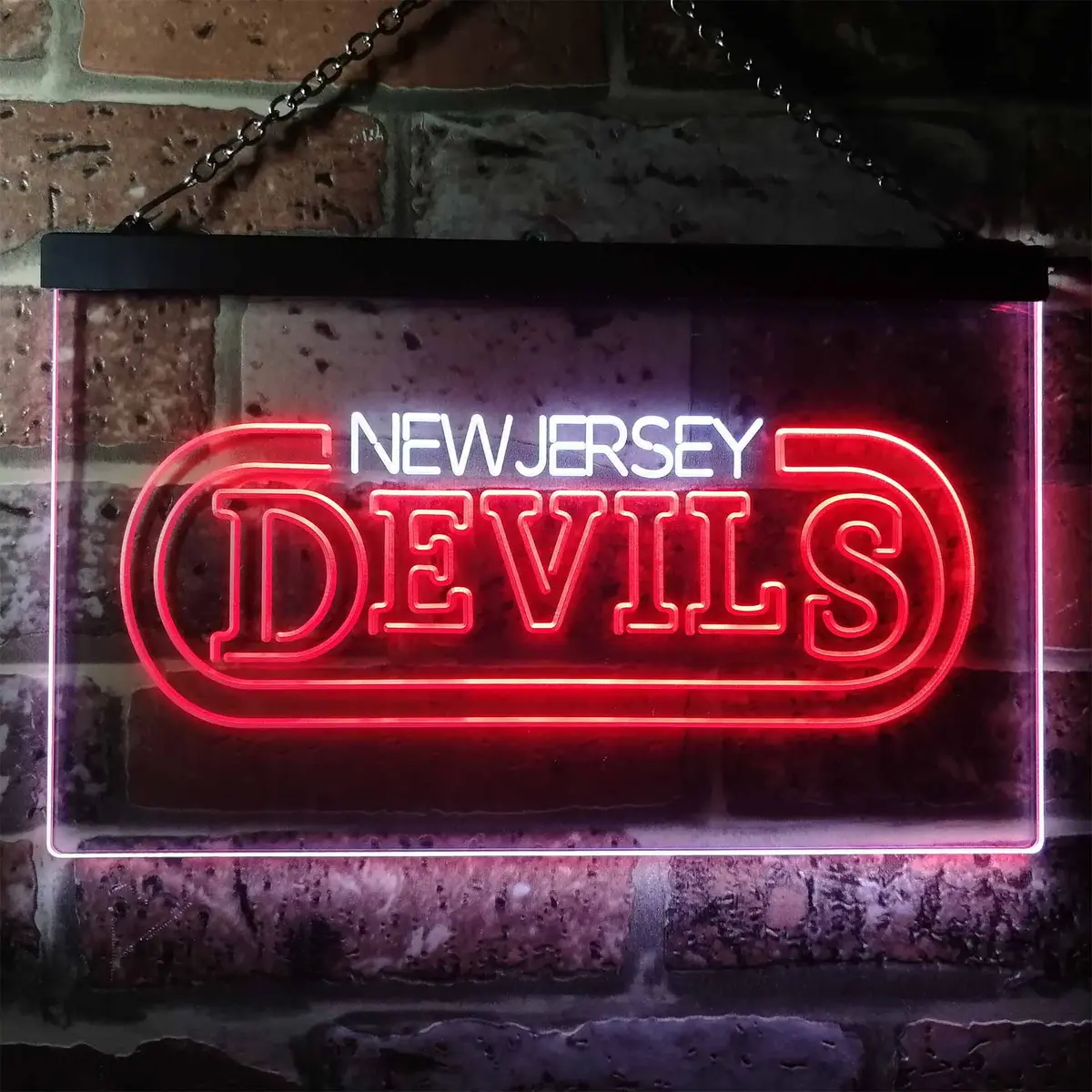 New Jersey Devils Ice Hockey Neon-Like Led Sign 1