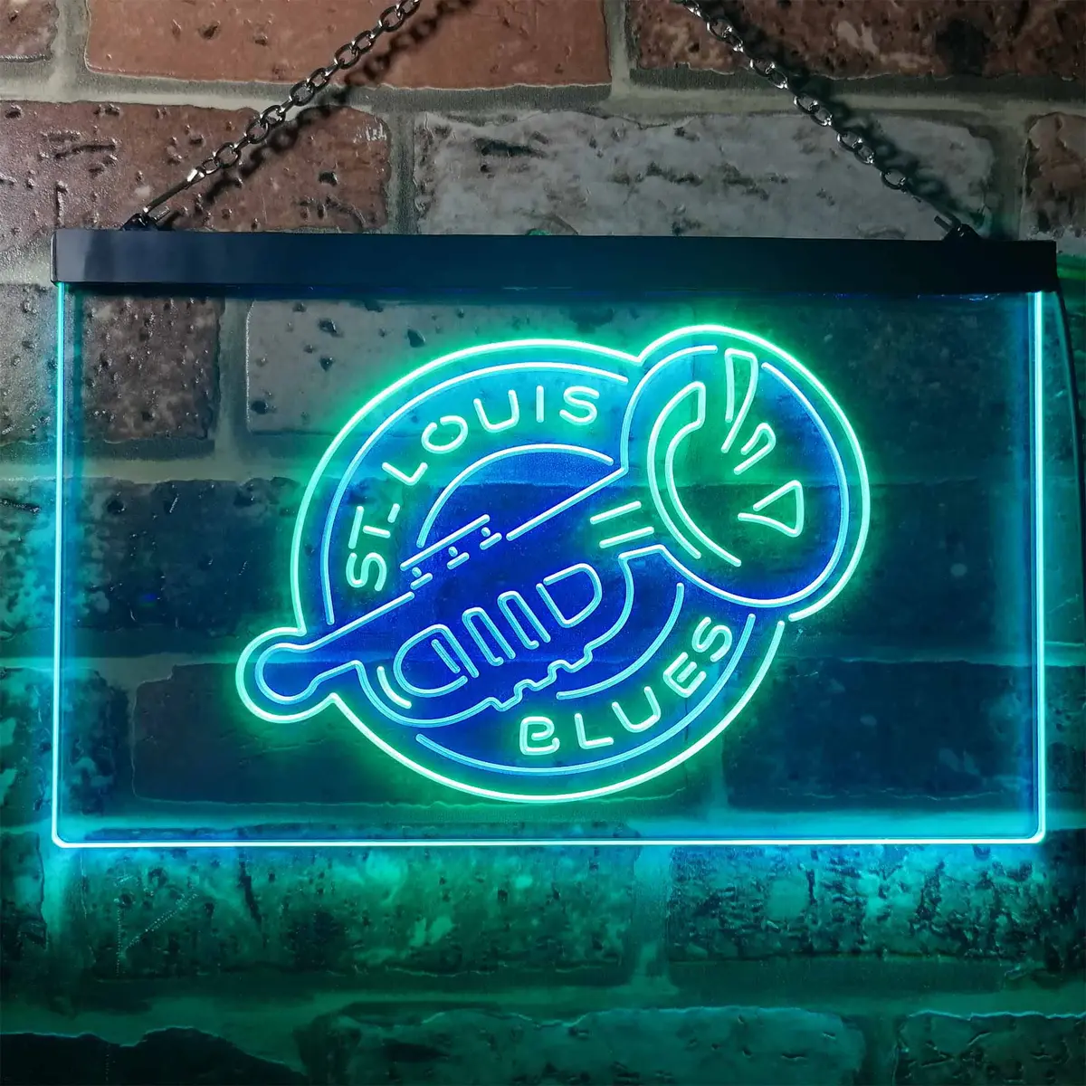 St Louis Blues Ice Hockey Neon-Like Led Sign 1