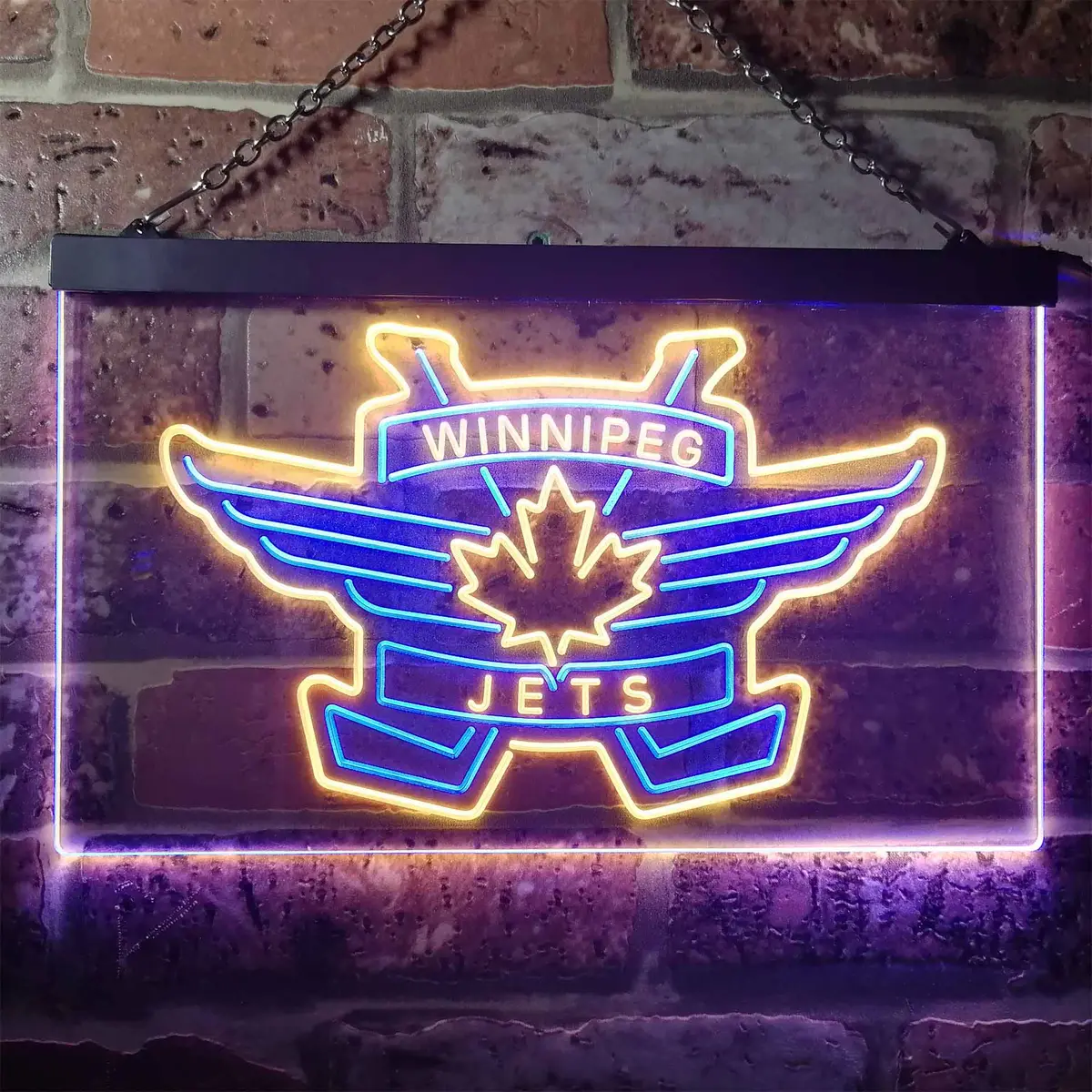 Winnipeg Jets Ice Hockey Neon-Like Led Sign 3