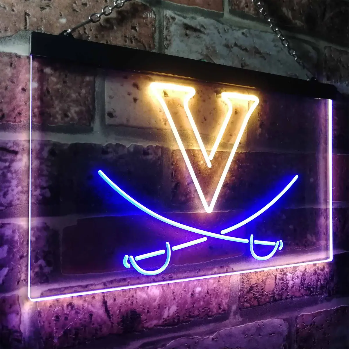 University Of Virginia Men's Lacrosse Neon-Like Led Sign 23