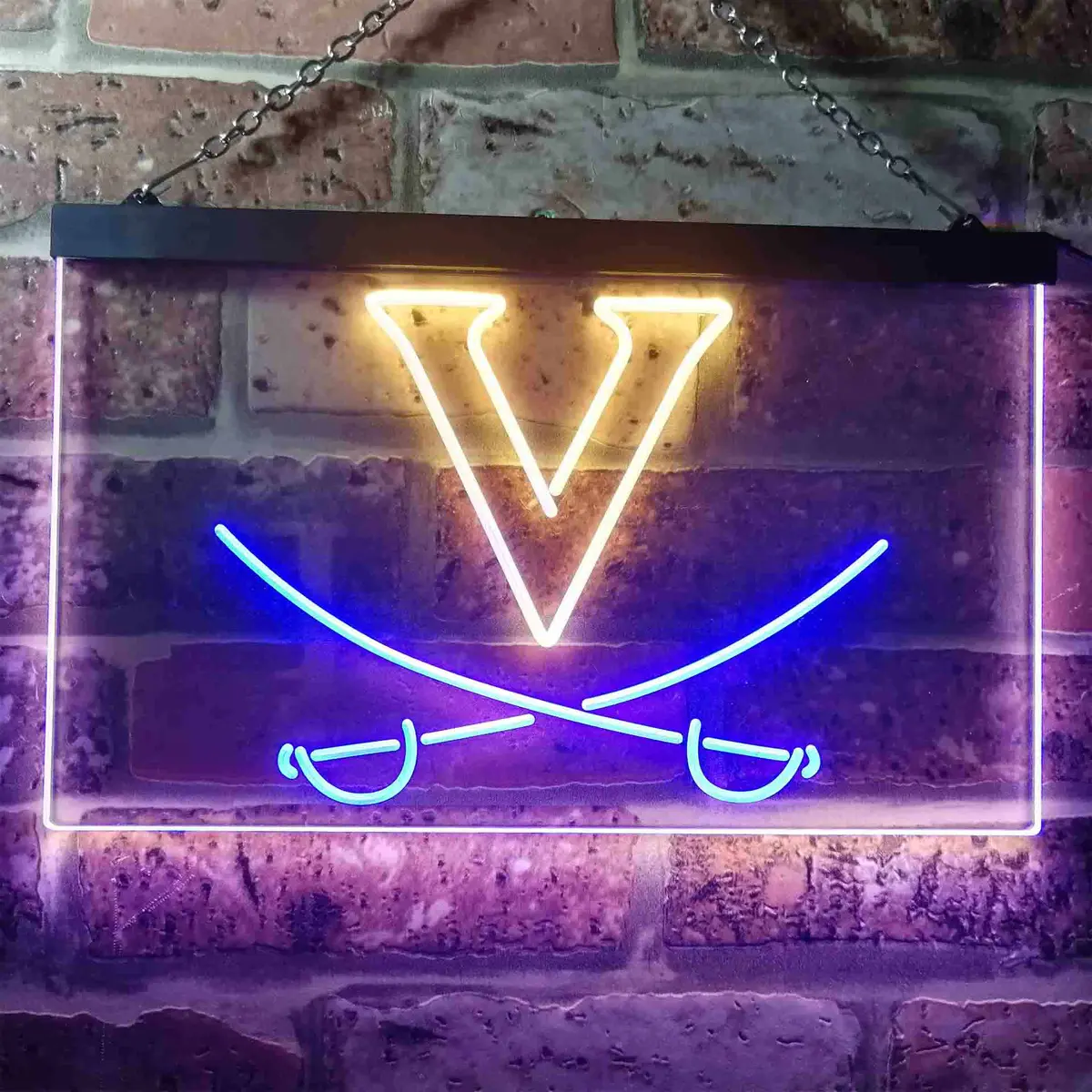 University Of Virginia Men's Lacrosse Neon-Like Led Sign 10