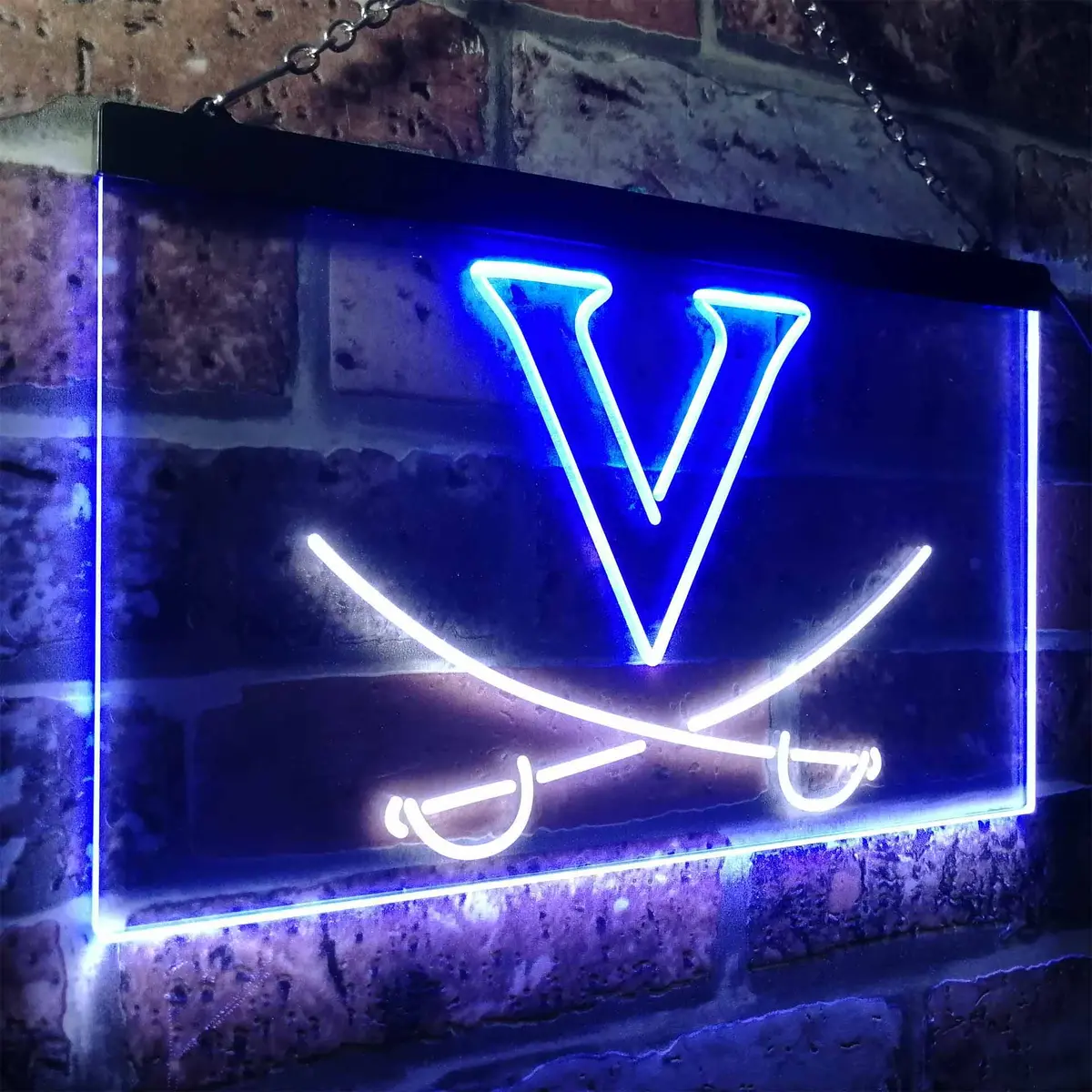 University Of Virginia Men's Lacrosse Neon-Like Led Sign 15