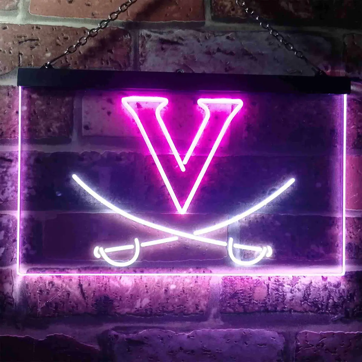 University Of Virginia Men's Lacrosse Neon-Like Led Sign 11