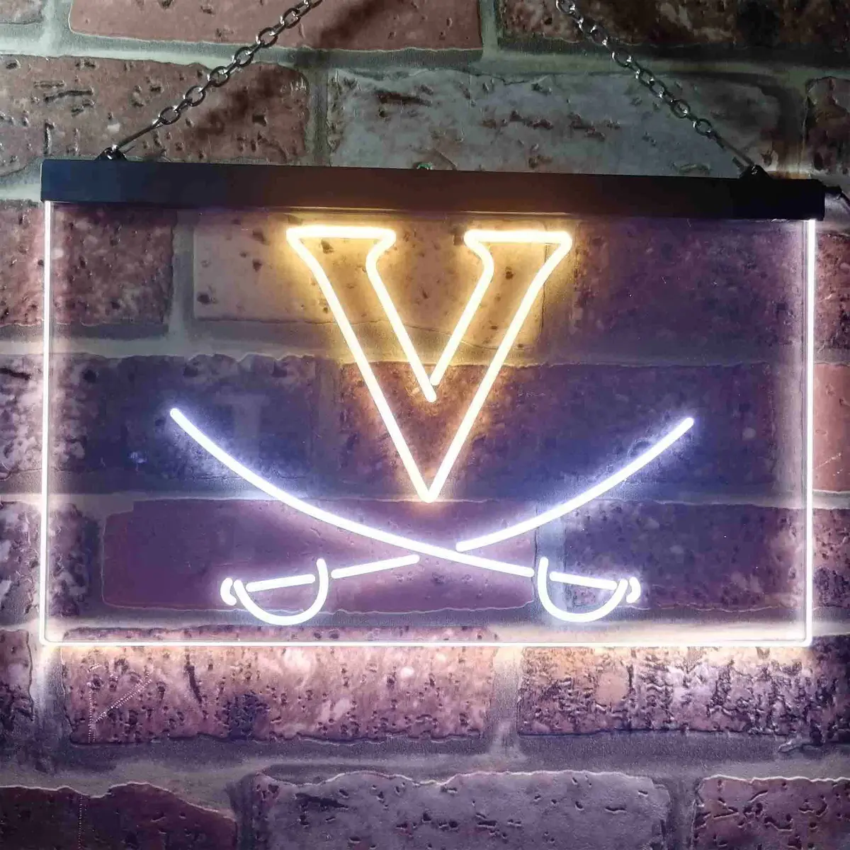 University Of Virginia Men's Lacrosse Neon-Like Led Sign 3