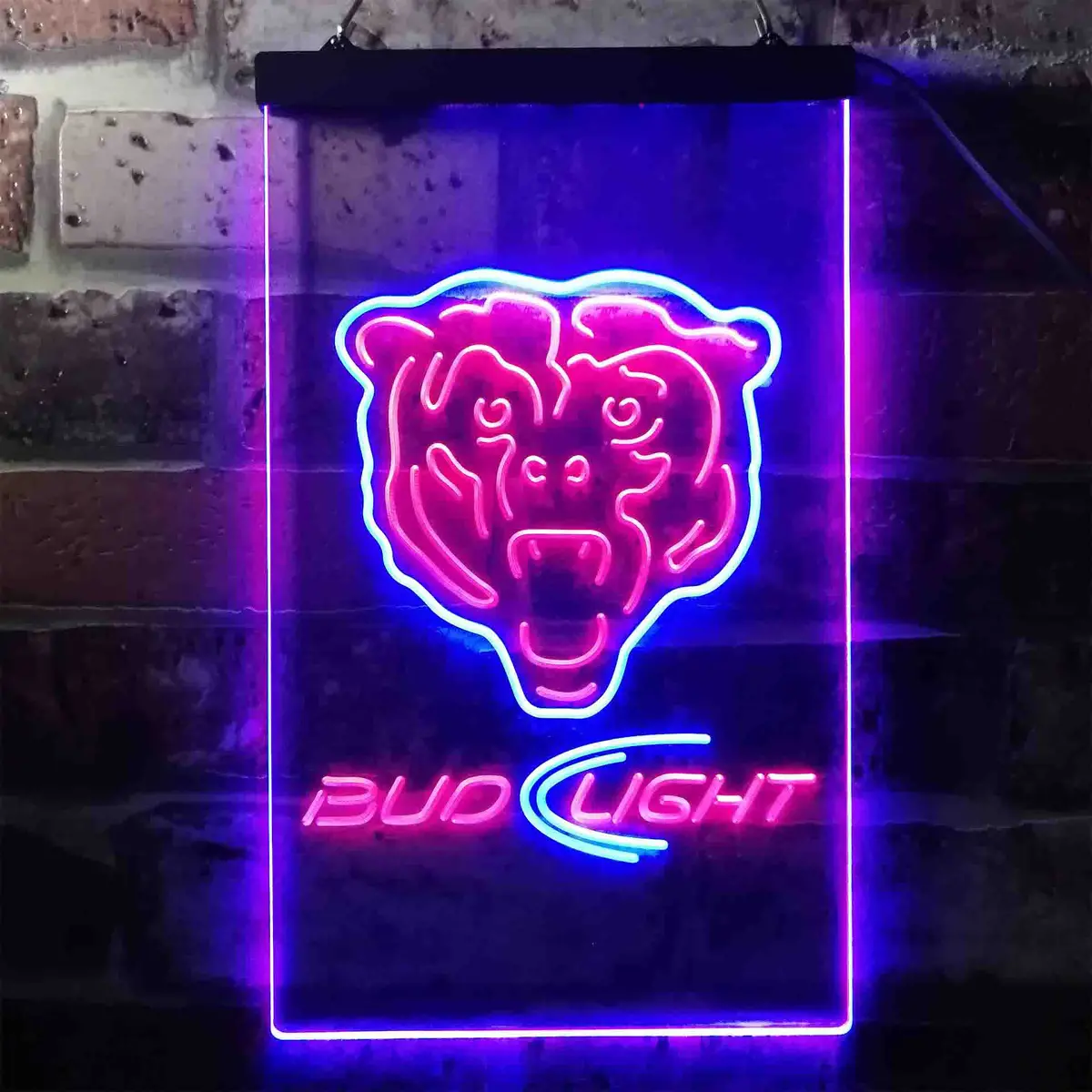 Chicago Bears Bud Light Neon-Like Led Sign 11