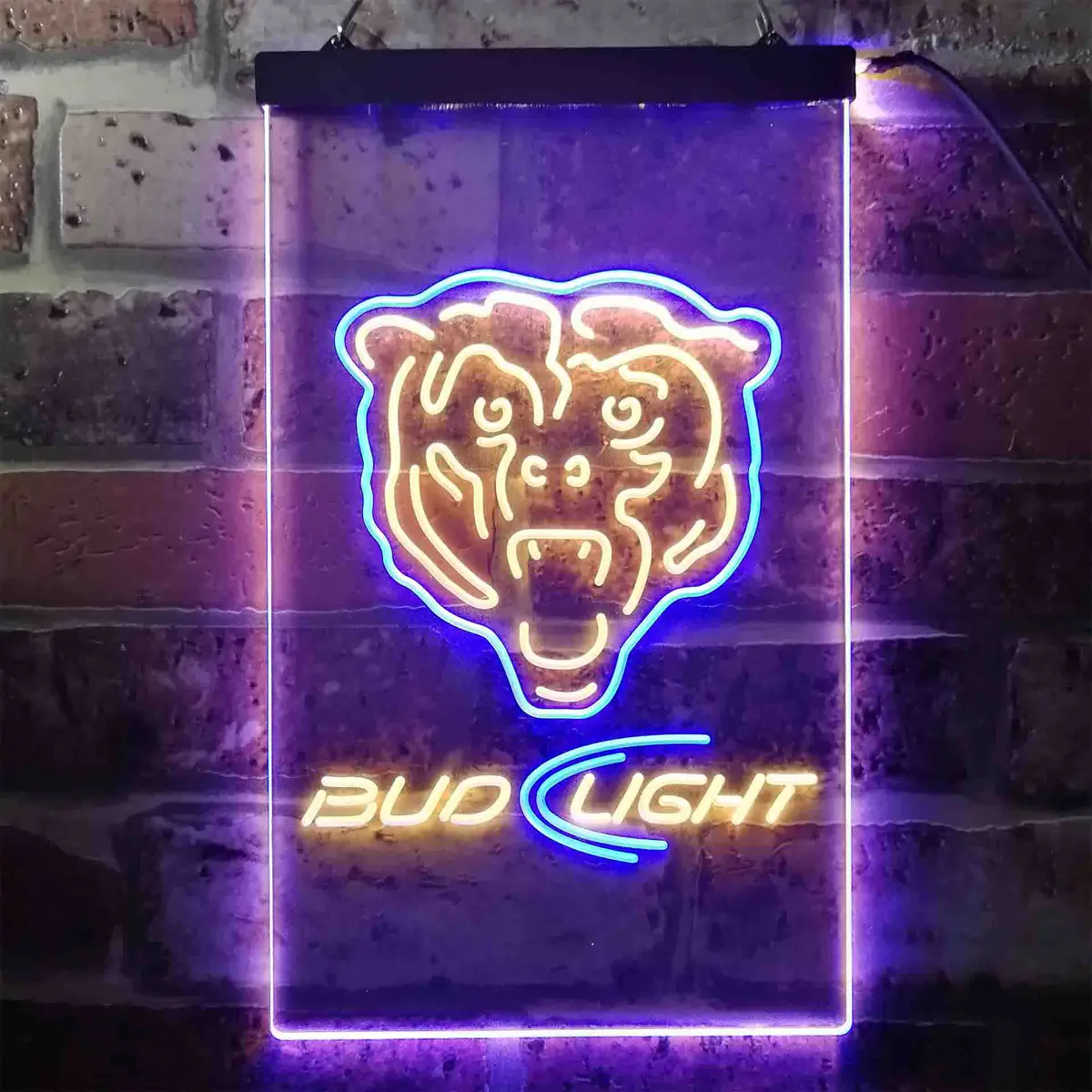 Chicago Bears Bud Light Neon-Like Led Sign 12