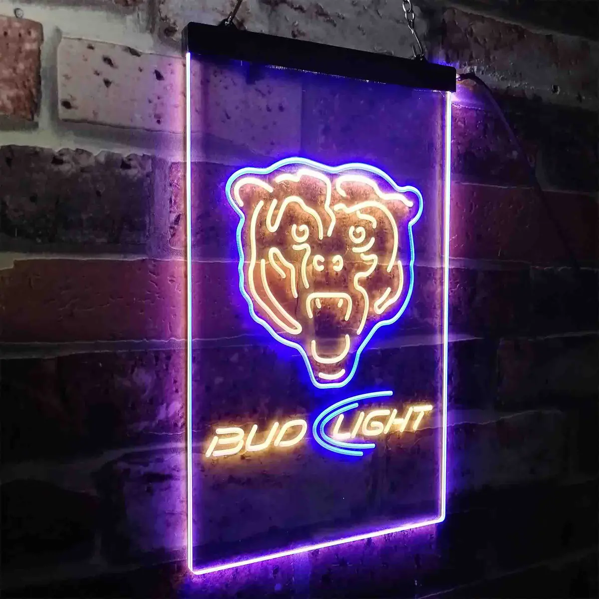 Chicago Bears Bud Light Neon-Like Led Sign 25