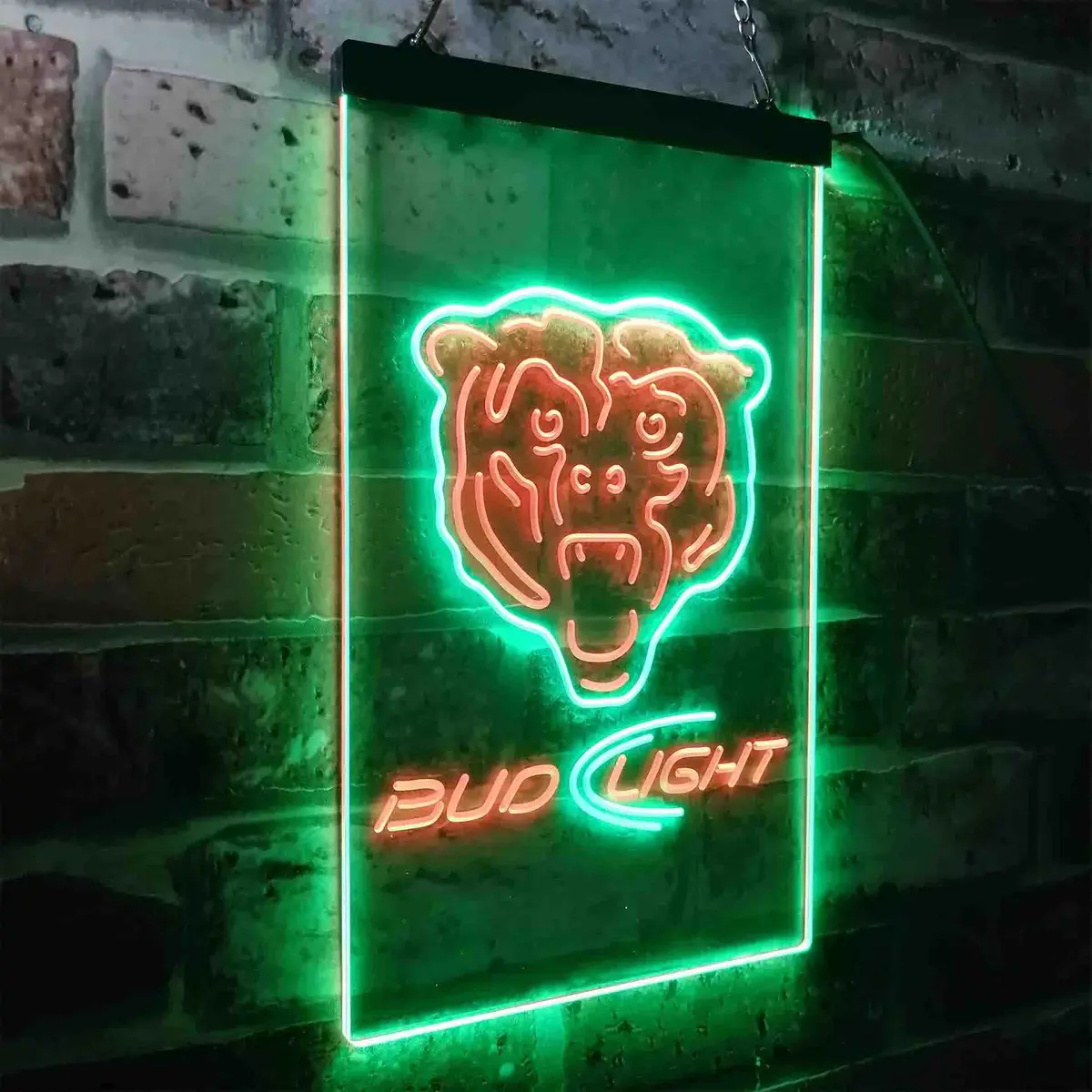 Chicago Bears Bud Light Neon-Like Led Sign 16