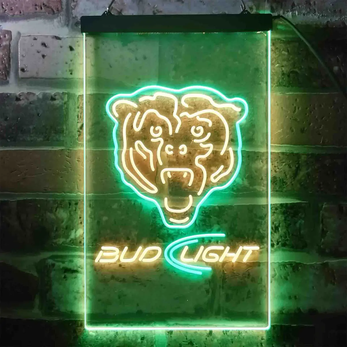 Chicago Bears Bud Light Neon-Like Led Sign 8