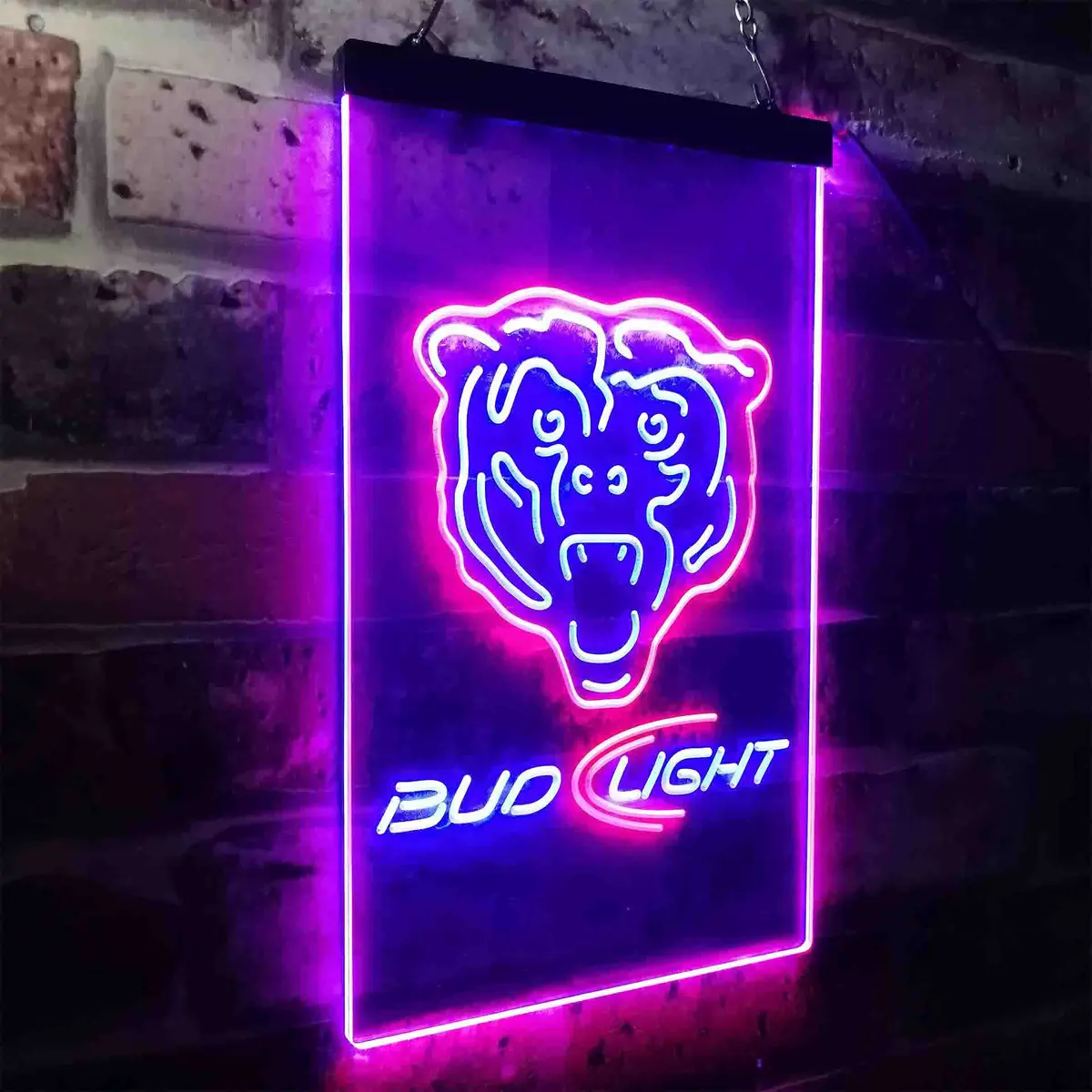 Chicago Bears Bud Light Neon-Like Led Sign 22